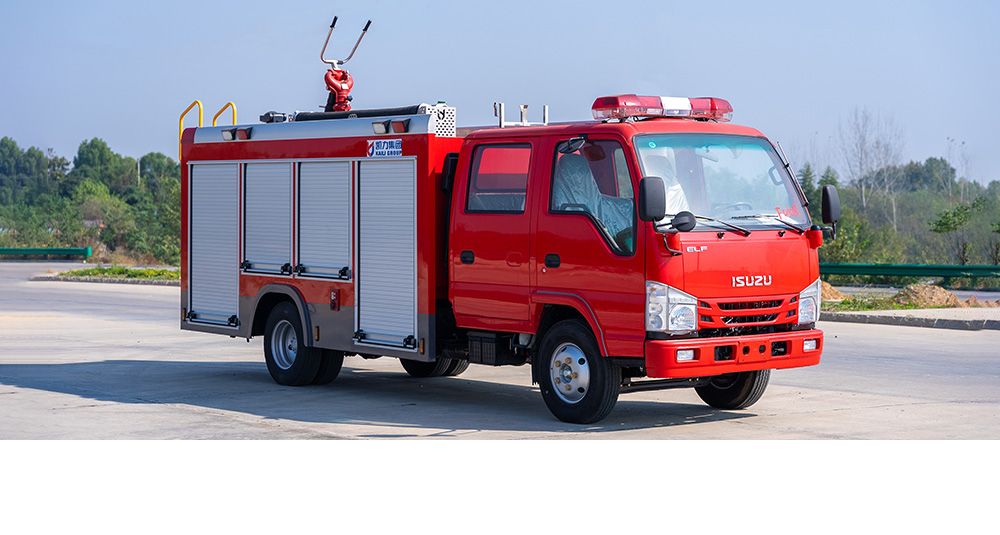 五十铃600P泡沫消防车图1