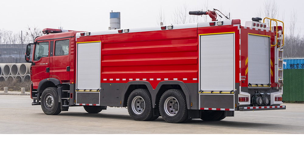 豪沃后双桥泡沫消防车图5