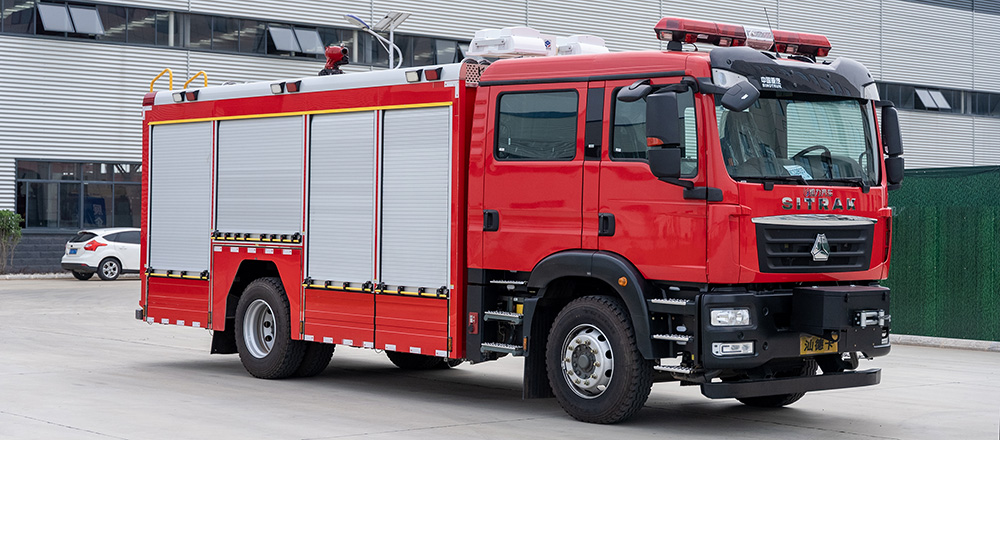 汕德卡单桥城市主战消防车图5