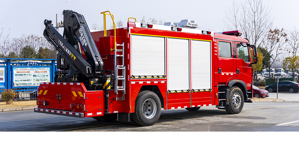 豪沃单桥抢险救援消防车图5