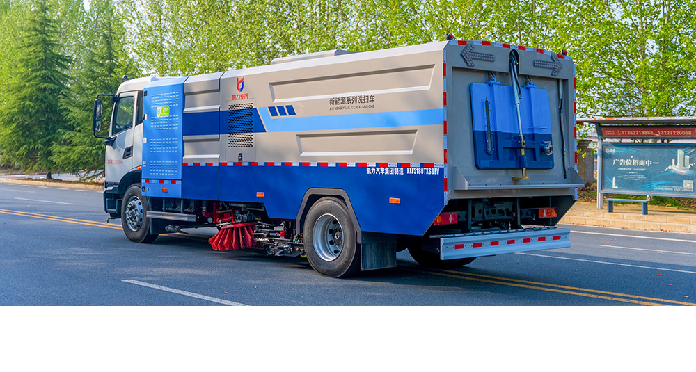 东风天锦纯电洗扫车图4