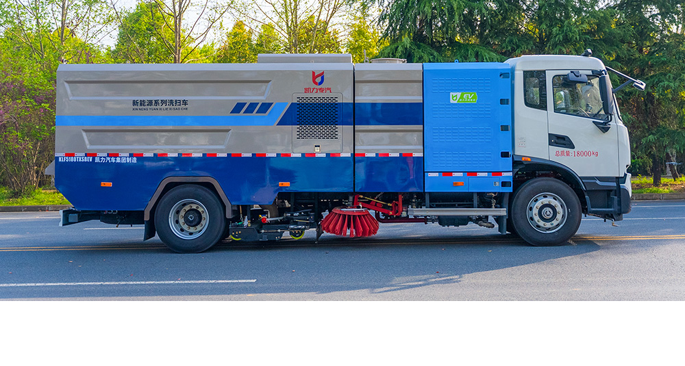 东风天锦纯电洗扫车图5