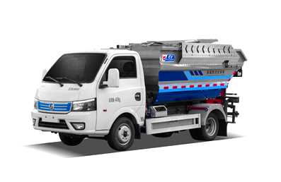 东风华神纯电自装卸式垃圾车