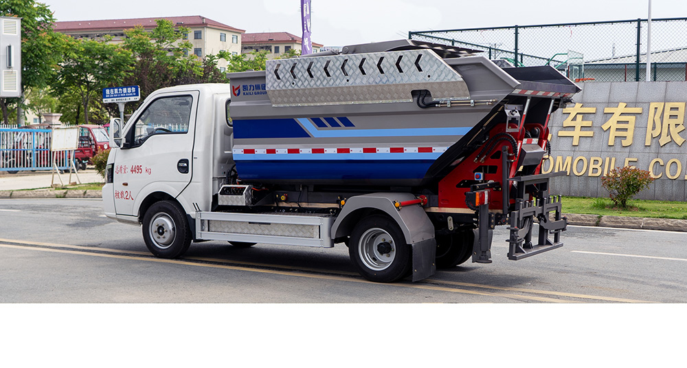 东风华神纯电自装卸式垃圾车图3