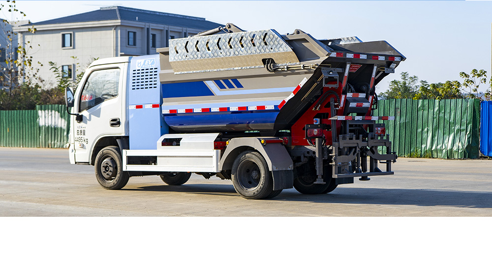 上汽跃进纯电自装卸式垃圾车图6