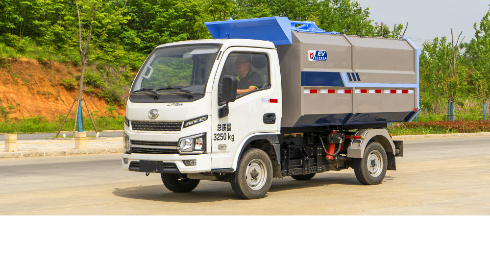 上汽跃进纯电自装卸式垃圾车图2