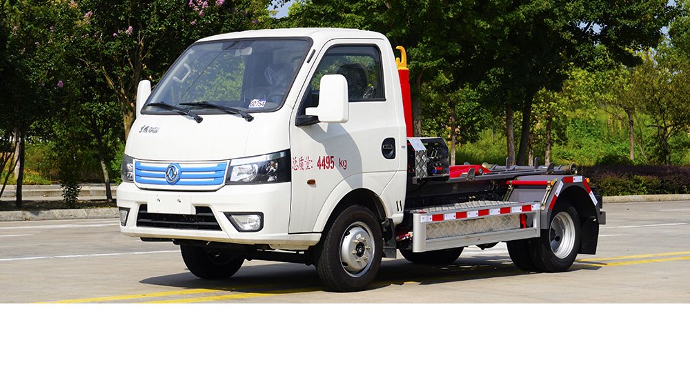 东风华神纯电车厢可卸式垃圾车图2