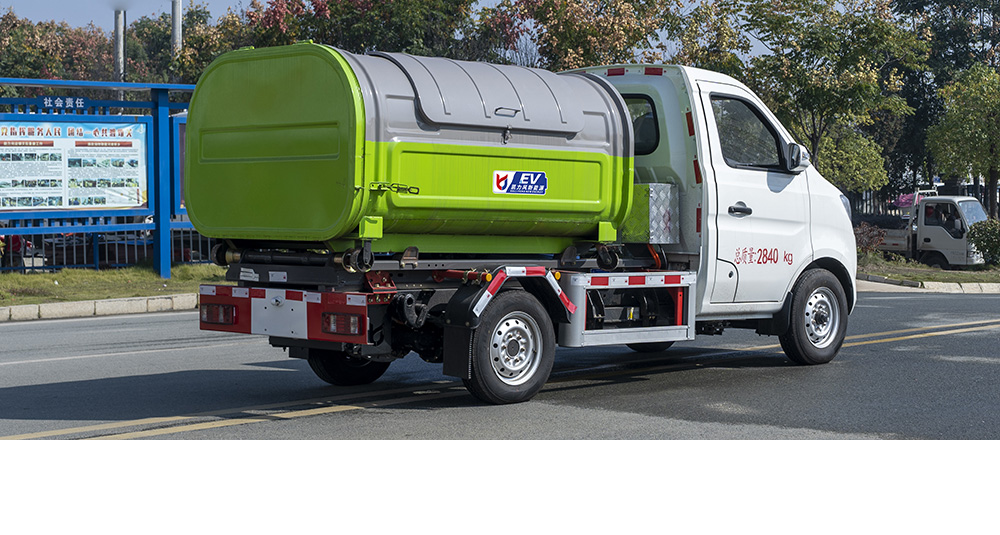 长安纯电车厢可卸式垃圾车图2