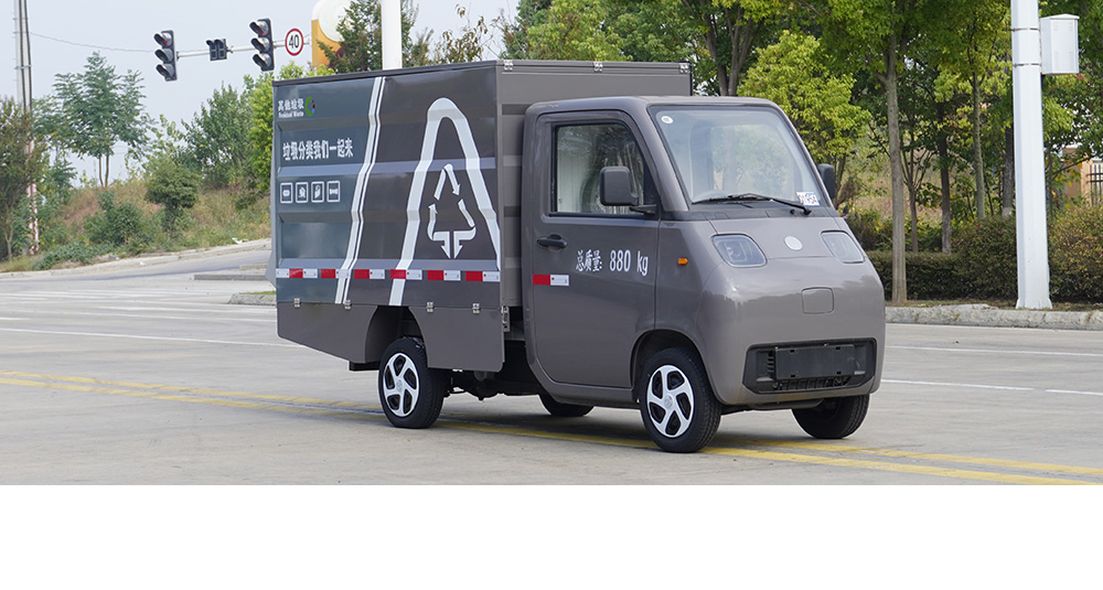 活越神童纯电密封式桶装垃圾车图1