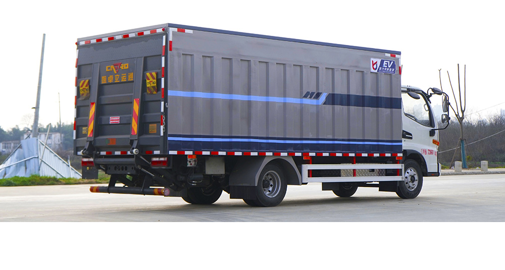 江淮骏铃纯电密封式桶装垃圾车图3