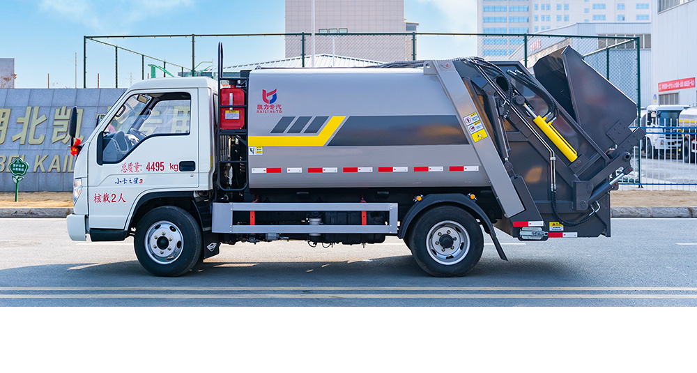 福田小卡之星3压缩式垃圾车图5