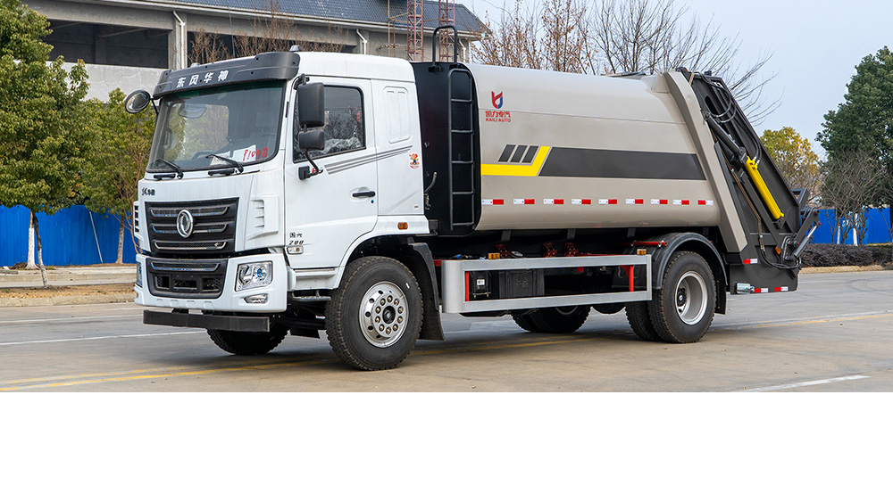 华神F5压缩式垃圾车图2