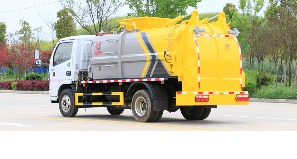 东风D6方罐餐厨式垃圾车图5