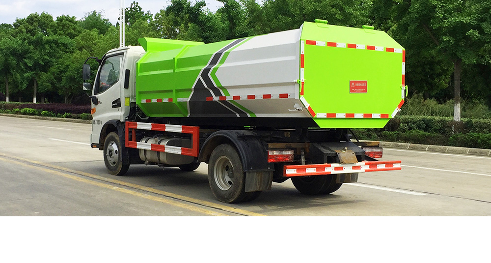 江淮V3自装卸式垃圾车 侧装图6