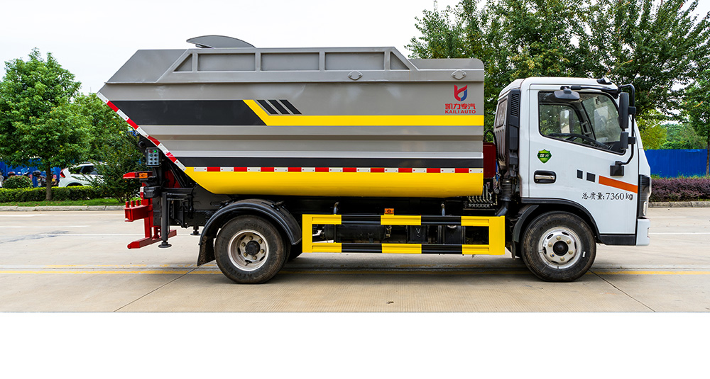 小多利卡自装卸式垃圾车 后装图3