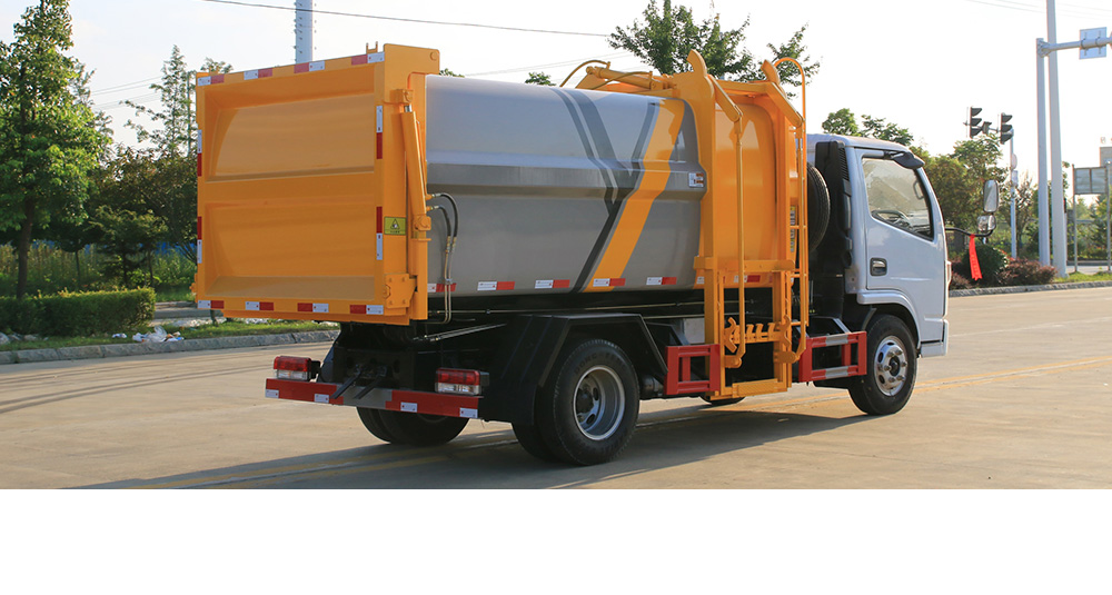 小多利卡侧装压缩垃圾车图5