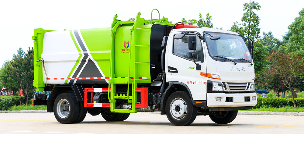 江淮侧装压缩垃圾车图1