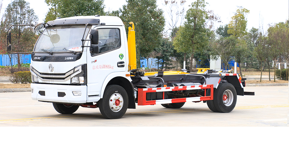 大多利卡10吨车厢可卸式垃圾车图2